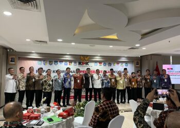 Foto: Rapat Koordinasi Pemberantasan Korupsi Pemerintah Daerah Wilayah Sulawesi Utara yang digelar di Gedung Merah Putih KPK, Jakarta Selatan, Rabu, (13/8/2025). (Dok. Istimewa)