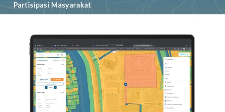 Akses Peta Pertanahan Melalui Bhumi Terbuka untuk Publik