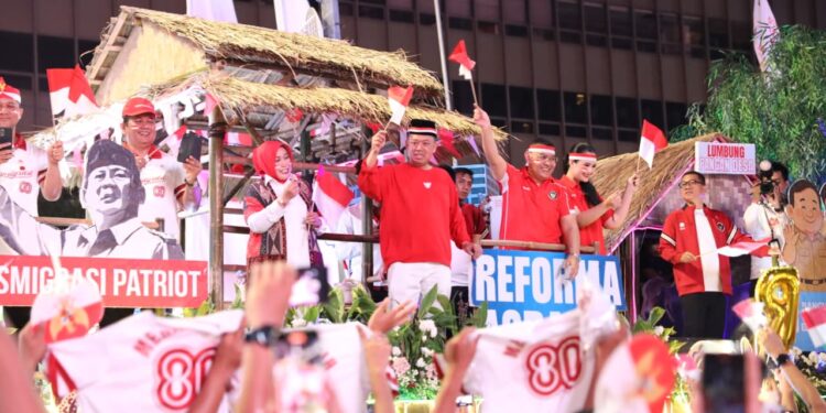 Karnaval Kemerdekaan HUT ke-80 RI, Menteri ATR/Kepala BPN Sampaikan Makna Kemerdekaan