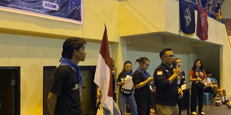 Sambutan dari Ketua Jurusan Elektro Polimdo, Marson Budiman, SST., MT. (foto: istimewa)