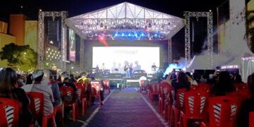 Suasana Eco Vibes Fest 2025 di Kompleks Mega Mas Manado. (foto: Barta1)