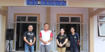 Foto: Kantor Pertanahan Kabupaten Kepulauan Sangihe melakukan kunjungan silaturahmi ke Radio Republik Indonesia (RRI) Tahuna pada Jumat siang, (12/9/2025). (Dok. Istimewa)