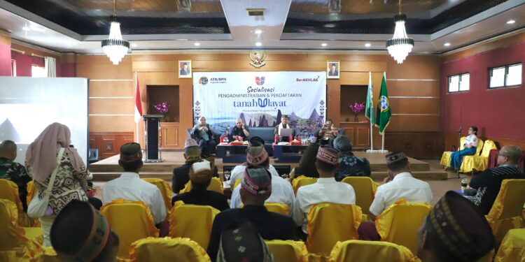 Pendaftaran Tanah Ulayat Wujudkan Arahan Presiden Prabowo dalam Pengelolaan Tanah dan Ruang