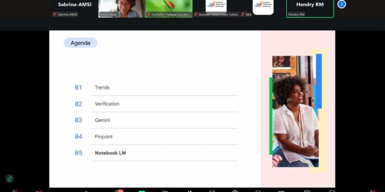 Ini yang Dilakukan AMSI dan GNI bagi 40 Media di Indonesia dengan Google AI Tools