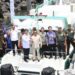 Foto: Badan Amil Zakat Nasional (BAZNAS) RI resmi menyerahkan kapal klinik ambulans laut kepada Pemerintah Kabupaten Kepulauan Sangihe dan Kabupaten Kepulauan Talaud. Seremoni berlangsung di Pelabuhan Marina Bay, Manado, Kamis (23/10/2025). (Dok. Istimewa)