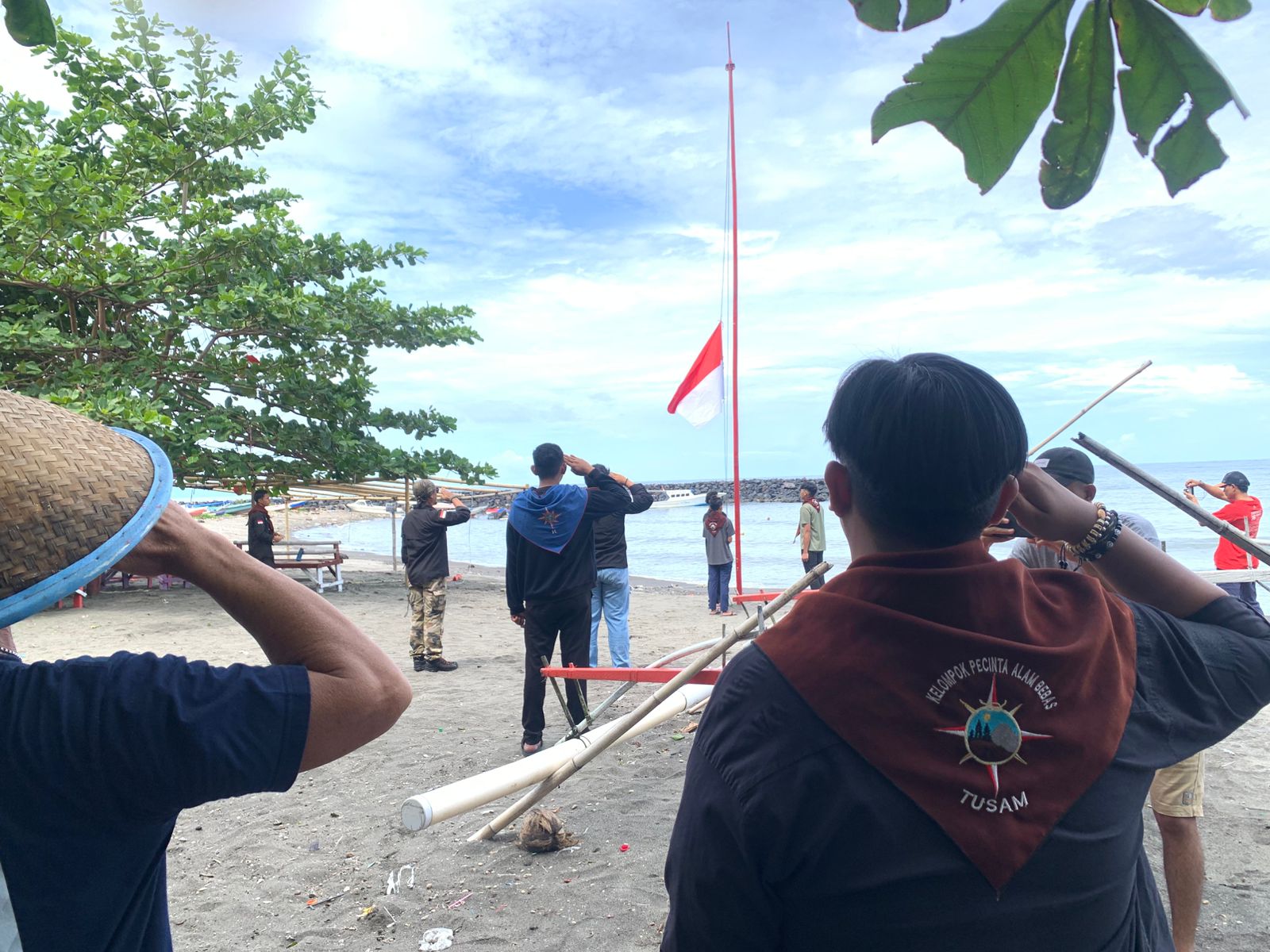 Upacara Bendera Peringatan Hari Sumpah Pemuda. (Foto: Meikel/Barta)