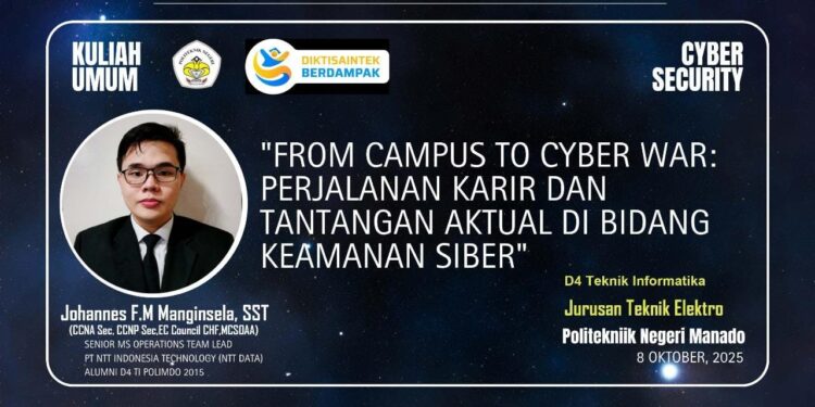 Alumni Polimdo Johannes F. M Manginsela, SST. (foto: istimewa)