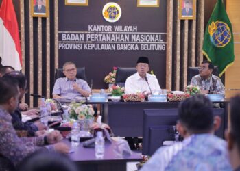 Menteri Nusron Wahid Beri Arahan ke Jajaran di Kepulauan Bangka Belitung