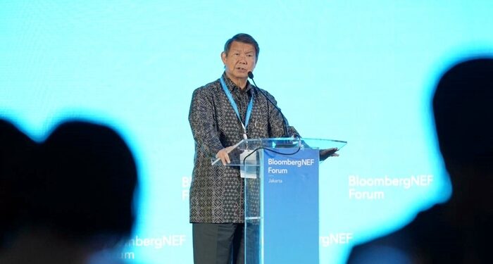 Utusan Khusus Presiden Republik Indonesia Bidang Iklim dan Energi Hashim Djojohadikusumo menegaskan posisi Indonesia dalam Paris Agreement RI foto Humas PLN. (foto: Humas PLN)
