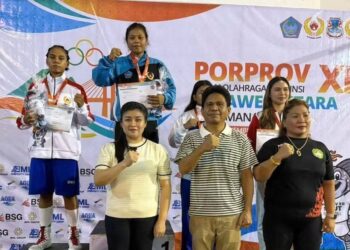 Bupati Sempat Tegang, Petinju Sitaro Sabet 2 Emas di Partai Final Porprov XII Sulut