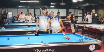 Foro: Atlit biliar Sangihe sumbang emas pertama di Porprov XII. (Dok. Istimewa)