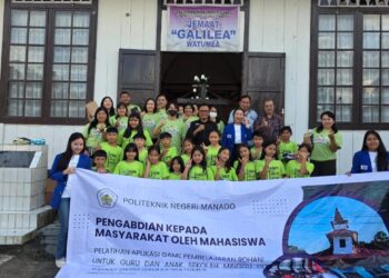 PKM, Polimdo Hadirkan Pembelajaran Game Rohani untuk Anak Sekolah Minggu di GMIM Galilea Watumea