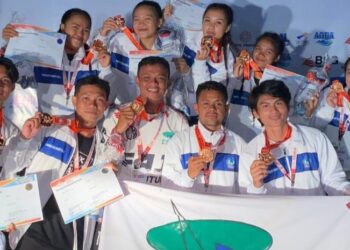 FAJI Bitung Torehkan Prestasi,  Putra–Putri Kompak Rebut Perunggu Kategori Slalom