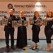 Para peraih penghargaan di ajang Global Contact Center World Awards atau GCCWA 2025 di Yunani. (foto: Humas PLN)