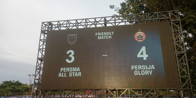 Laga Persahabatan Persija Glory vs Persma All Star Tandai Kebangkitan Badai Biru