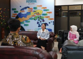 Audiensi dan kunjungan kerja Anggota DPD RI Dapil Sulawesi Tengah Febriyanthi Hongkiriwang di Kantor PLN UP3 Luwuk. (foto: Humas PLN)