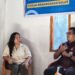 Dr Fiko Onga menyampaikan sudut pandangnya dalam diskusi Forum Kebangsaan Sulut yang dipandu Ketua SIEJ Findamorina Muhtar. (foto: Barta1)
