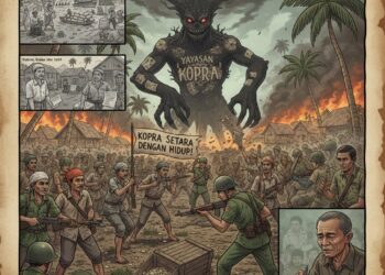 Epik Perang Permesta dan politik perkopraan di Minahasa (Gambar: Ilustrasi AI)