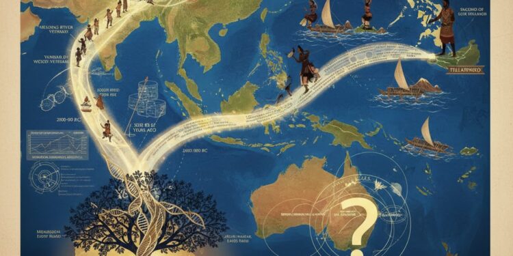 Jejak leluhur orang-orang Sangihe Talaud.(Gambar: Ilustrasi AI)