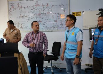 Inspeksi manajemen PLN ke Kotamobagu. (foto: Humas PLN)