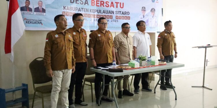 Pesan Wabup Heronimus Makainas di Musda Desa Bersatu Sitaro