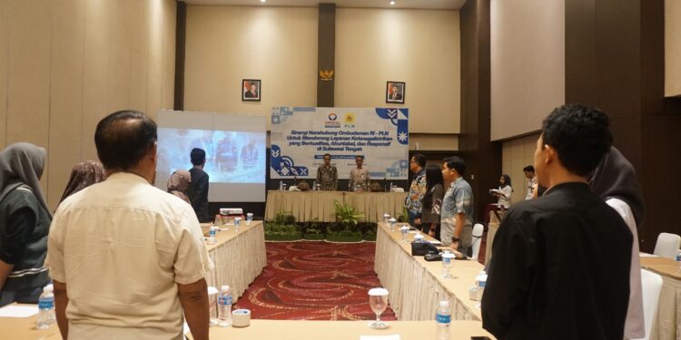 Kegiatan 2 pihak yang bertujuan mempermulus layanan PLN ke pelanggan di Palu Sulawesi Tengah. (foto: Humas PLN)