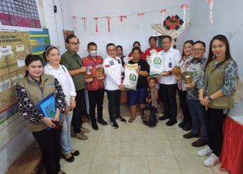 Stefa BAN Liow Monev Penyaluran Bantuan Beras 20 Kg dan Migor 4 Liter