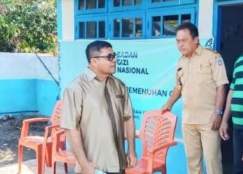 Wabup Sitaro Melihat Dapur MBG di Biaro, Pastikan Kualitas Makanan