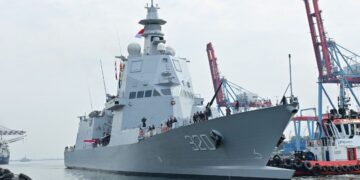 Suasana dermaga militer Komando Armada (Koarmada) II Surabaya (Foto: PLN)