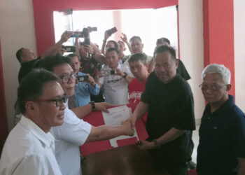 dr Richard Sualang sosok paling berpengalaman di bursa calon Ketua KONI Manado. (foto: ferry/koranmanadonews)