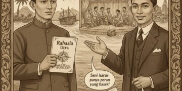 Gerakan politik kebangsaan di pulau Siau. (Gambar: Ilustrasi AI)