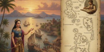 Kerajaan Tagulandang. (Gambar: Ilustrasi AI)