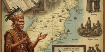 Jejak sejarah kerajaan di Talaud. (Gambar: Ilustrasi AI)