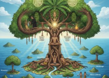 Pohon sebagai symbol kehidupan. (Foto: Ilustrasi AI)