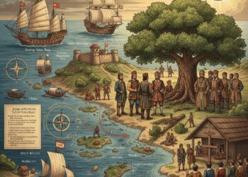 Nusa Utara dalam sejarah jalur rempah. (Gambar: Ilustrasi AI)