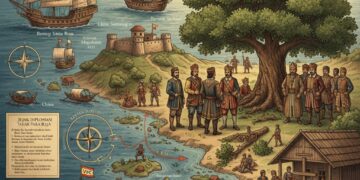 Nusa Utara dalam sejarah jalur rempah. (Gambar: Ilustrasi AI)