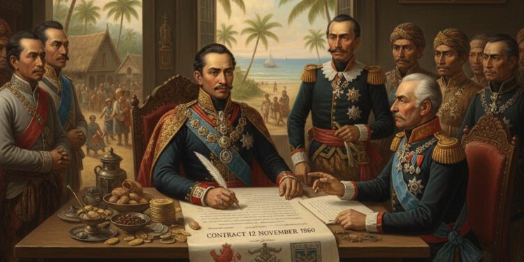 Sejarah Kerajaan Tagulandang: (Gambar: Ilustrasi AI)