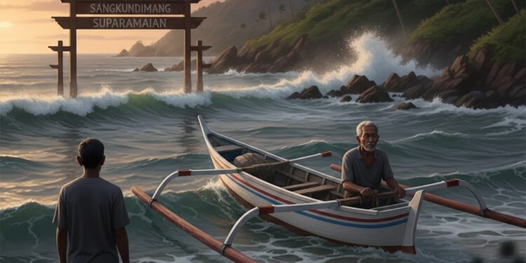Esang Talaud. (Gambar: Ilustrasi AI)