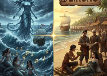 Lengenda Kuno Orang-orang Sangihe Talaud.(Foto: Ilustrasi AI)