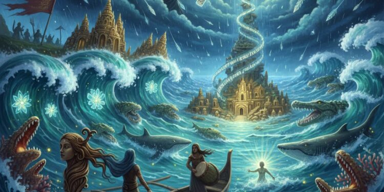 Nilai kebaharian dan sejarah manusia Sangihe Talaud dalam puisi. (Gambar: Ilustrasi AI)