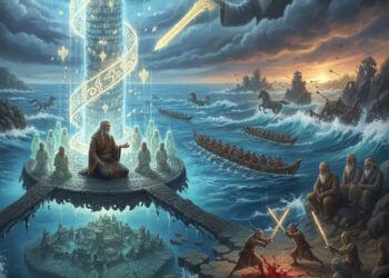 Mitologi Sangihe Talaud. (Gambar: Ilustrasi AI)
