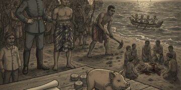 Era penjajahan belanda di Sangihe Talaud. (Gambar: Ilustrasi AI)
