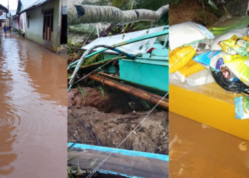Foto: Bencana yang menimpa Kampung Matutuang. (Dok. Istimewa)
