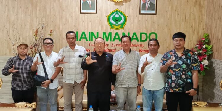Panitia GPC SIEJ Diskusi dengan Rektor IAIN Manado Terkait Ekoteologi