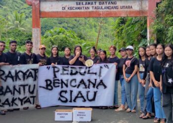 Solidaritas dari Tagulandang, ATB Galang Dana untuk Korban Banjir Siau