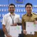 Foto: Penandatanganan nota kesepahaman oleh Bupati Kepulauan Sangihe Michael Thungari dan Kepala Balai Penataan Bangunan Prasarana dan Kawasan (BPBPK) Sulawesi Utara Reza Risky Pratama di Kantor BPBPK Sulawesi Utara, Selasa, (20/1/2026). (Dok. Istimewa )