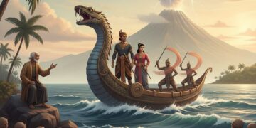 Kisah Kerajaan Salurang Tampunganglawo (Gambar: Ilustrasi AI)
