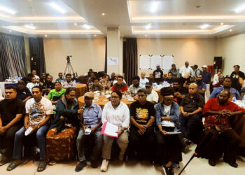 Dewan Gereja Papua bersama KO MASI menyampaikan pernyataan sikapnya di Jayapura. (foto: istimewa)