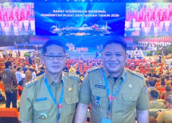 Foto: Walikota dan Wakil Walikota Mengikuti Rakornas Sinergitas dengan Pemerintah Pusat. (Dok. Istimewa)