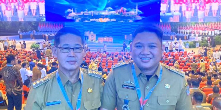 Foto: Walikota dan Wakil Walikota Mengikuti Rakornas Sinergitas dengan Pemerintah Pusat. (Dok. Istimewa)